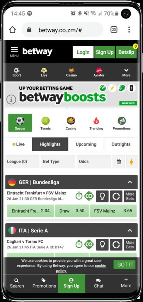 betway sign up zambia